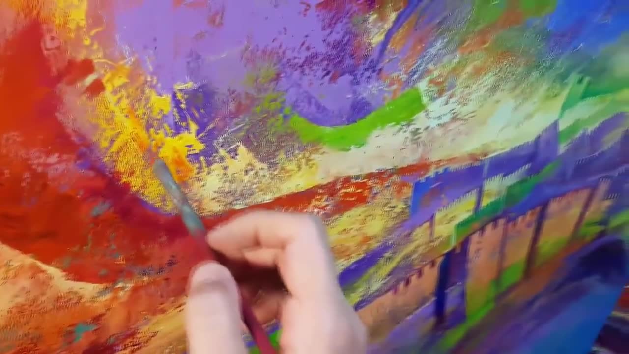 ルバヴィッチ・レベの絵画：現代ユダヤ人のキャンバスプリント - Etsy 日本